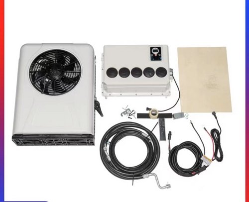 D-4000 12V BEYAZ  ELEKTRİKLİ KLİMA KÜÇÜK